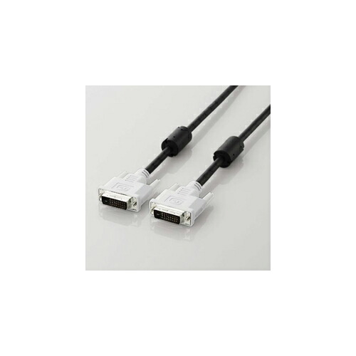 【個数:1個】CAC-DVDL10BKX5 直送 代引不可・他メーカー同梱不可 5個セット エレコム DVIデュアルリンクケーブル デジタル CACDVDL10BKX5|測定器・工具のイーデンキ