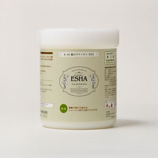 ターナー色彩 ES500S10 ESHA 蜜ロウワックス 0.5L