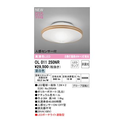 (LINEクーポン有)オーデリック ODELIC OL011250NR ランプ別梱包