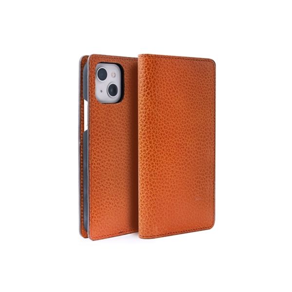 (LINEクーポン有)【個数：1個】ABS21799I13TN 直送 代引不可・他メーカー同梱不可 abbi SIGNATURE BELUGA イタリアンレザーダイアリーケース for iPhone 13 タン