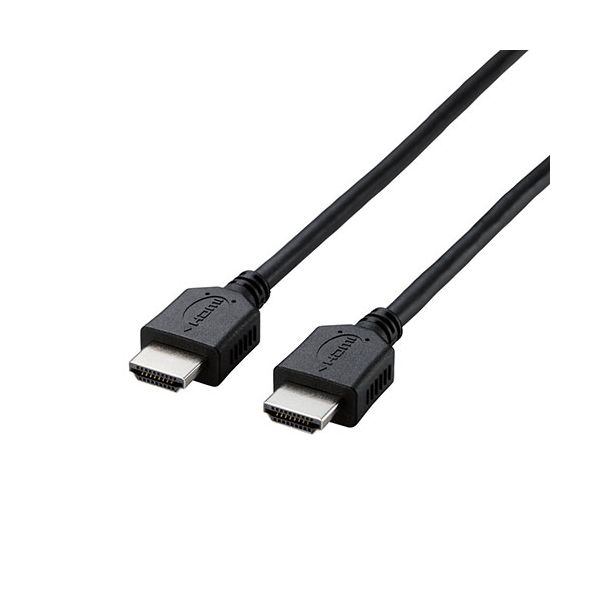 【個数：1個】DH-HD14EL30/RSX5 直送 代引不可・他メーカー同梱不可 5個セット エレコム RoHS指令準拠HDMIケーブル／イーサネット対応／3．0m／ブラック／簡易パッケージ DHHD14EL30/RSX5｜測定器・工具のイーデンキ