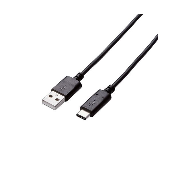 【個数：1個】USB3-AC05NBKX5 直送 代引不可・他メーカー同梱不可 5個セット エレコム USB3．1ケーブル／Gen2／A－Cタイプ／認証品／3A出力／0．5m／ブラック USB3AC05NBKX5 11,190円