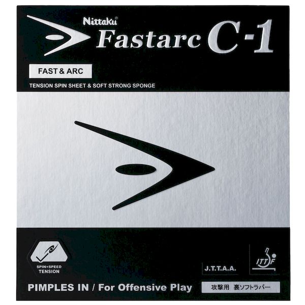 (LINEクーポン有)ニッタク Nittaku 4975984807494 NR－8706 ファスターク C－1 ブラック サイズ：トクアツ