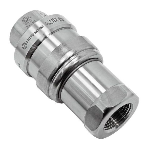 【個人宅配送不可】日東工器 ZEL-4S FKM BRASS (42813) 直送 代引不可・他メーカー同梱不可 ゼロスピルカプラ 真ちゅう製 ZEL4SFKMBRASS(42813)