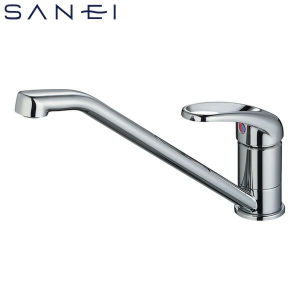 (LINEクーポン有)三栄水栓 SANEI 4973987610752 ワンホールシングルレバー混合栓 一般地用 K87111JV-13|測定器・工具のイーデンキ