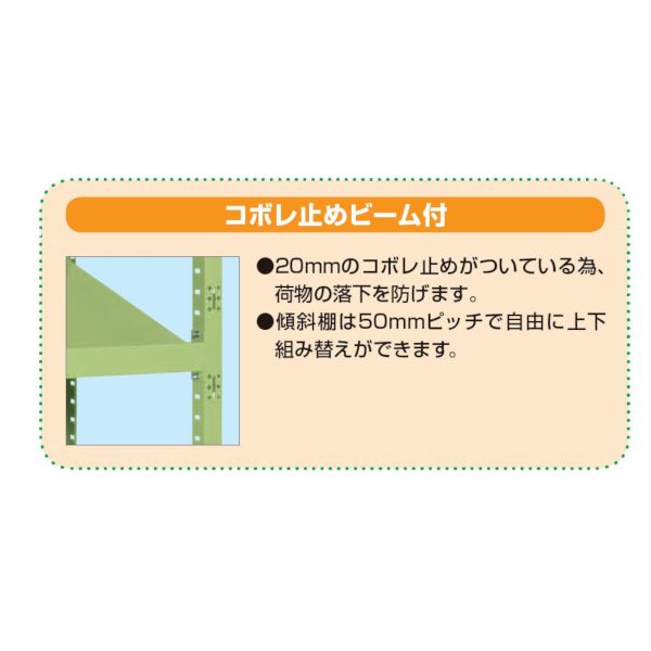 メーカー直送】 ※法人専用品※サカエ RKラック傾斜棚タイプ 単体 W1500