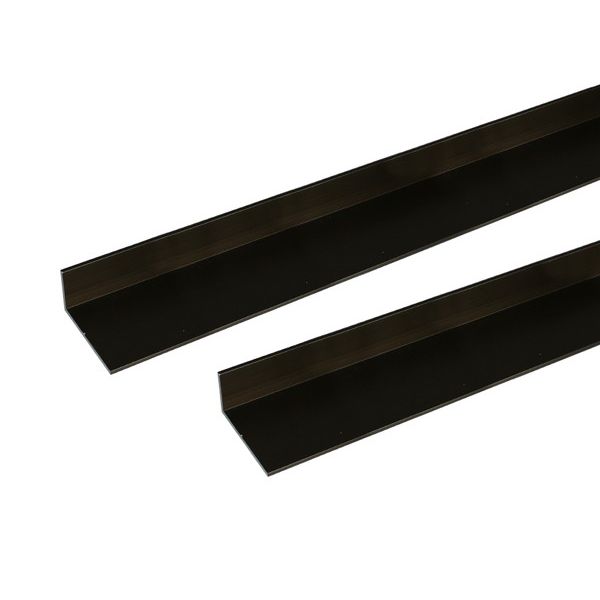 (LINEクーポン有)ハイロジック 4549396002510 3100251 アルミアングル 2m 1．5x10x25mm ブロンズ 2入