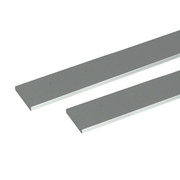 (LINEクーポン有)ハイロジック 4549396006839 3100683 アルミ平棒 2m 6．0x15mm シルバー 2入