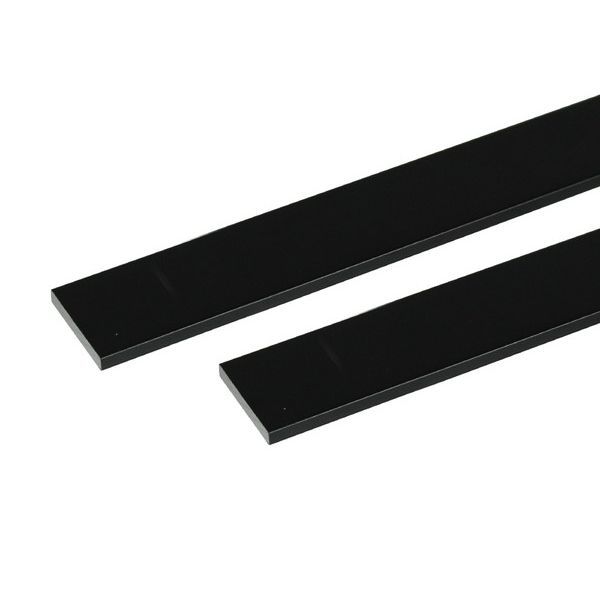 (LINEクーポン有)ハイロジック 4549396007362 3100736 アルミ平棒 2m 3．0x20mm ブラック 2入