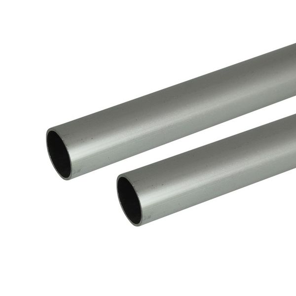 ハイロジック 4549396009250 3100925 アルミ丸パイプ 2m 2．0x20mm シルバー 2入
