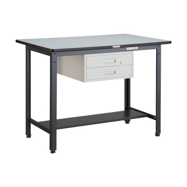 (LINEクーポン有)【個人宅配送不可】トラスコ TRUSCO HAEWP-1275F2 直送 代引不可・他メーカー同梱不可 HAEWP型立作業台 1200X750XH885 2段引出付 HAEWP1275F2｜測定器・工具のイーデンキ
