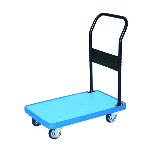 (LINEクーポン有)【個人宅配送不可】トラスコ TRUSCO MKP-302AC-B 直送 代引不可・他メーカー同梱不可 MKP樹脂製台車 固定式 906X616 エアキャスター付 ブルー MKP302ACB 27,613円