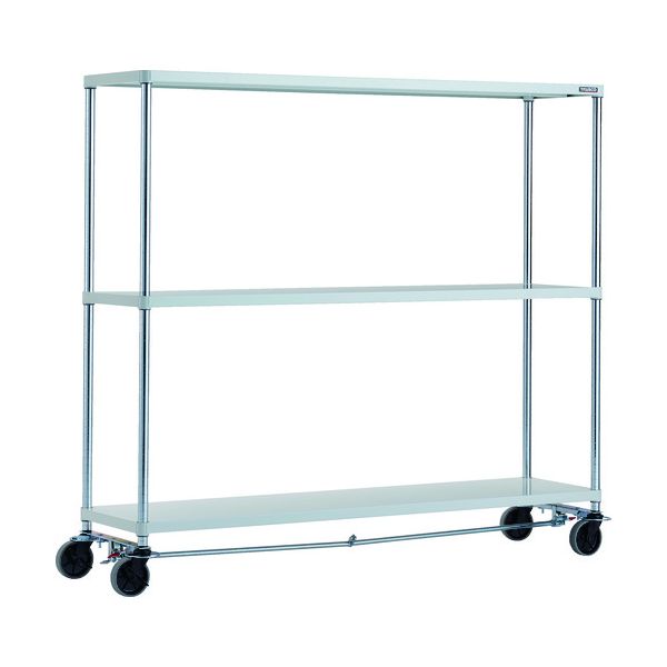 (LINEクーポン有)【個人宅配送不可】トラスコ TRUSCO PER-5643-U125-B4-W 直送 代引不可・他メーカー同梱不可 スチールラック フェニックスラック １８００Ｘ４５０ ３段 Ｕ車輪４輪Ｓ付 Ｗ色 抗菌粉体塗装 PER5643U12