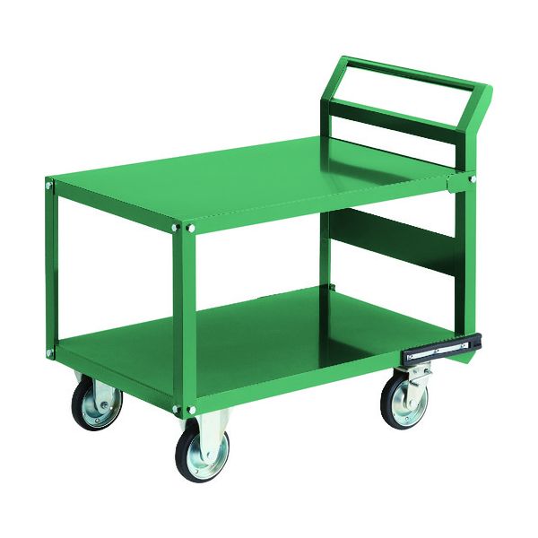 (LINEクーポン有)【個人宅配送不可】トラスコ TRUSCO PH-22R 直送 代引不可・他メーカー同梱不可 鋼鉄製運搬車 900X600 片袖2段型 ハンドル側自在タイプ プレス車 PH22R