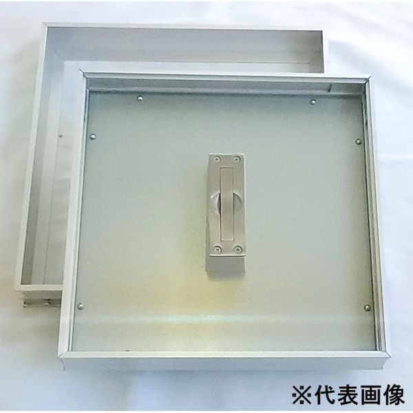 (LINEクーポン有)【個人宅配送不可】【個数：1個】法山本店 FAA-350 直送 代引不可・他メーカー同梱不可 アルミ製フロアーハッチ アルミ目地 歩行用 モルタル用 蓋寸法 フタ径B mm 375 FAA350