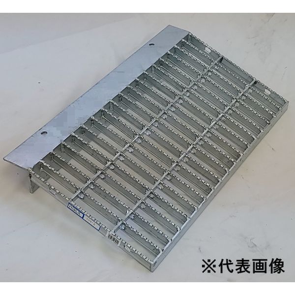 (LINEクーポン有)【個人宅配送不可】【個数：1個】法山本店 HGLX-600-4 直送 代引不可・他メーカー同梱不可 歩道上りグレーチング ノンスリップタイプ 小型トラック用4t荷重 鋼板製 本体寸法 mm 300×600×32 HGLX6004