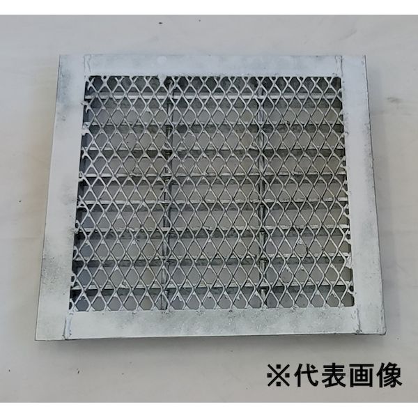 (LINEクーポン有)【個人宅配送不可】【個数：1個】法山本店 HGME-24-19 直送 代引不可・他メーカー同梱不可 落ち葉落下防止型・つば付溜ますぶた用グレーチング 溜枡用 一般型 鋼板製 適用ます幅 mm 240 HGME2419
