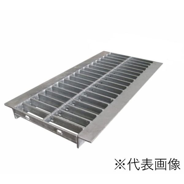 (LINEクーポン有)【個人宅配送不可】【個数：1個】法山本店 HGU-300-19 L\u003d600 直送 代引不可・他メーカー同梱不可 U字溝用グレーチング L600タイプ 鋼板製・溶融亜鉛メッキ仕上げ 適用みぞ幅 mm 300 HGU30019L\u003d600