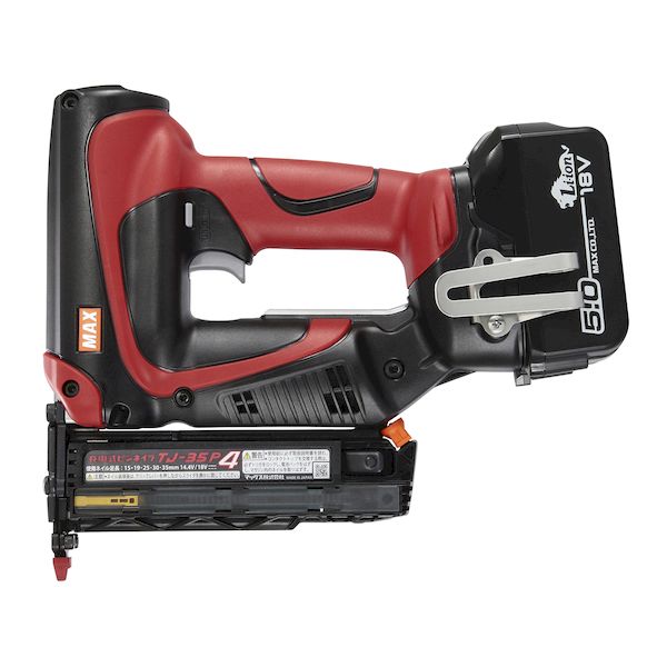 (LINEクーポン有)マックス MAX TJ-35P4-B/1850A 充電式ピンネイラ TJ35P4B/1850A