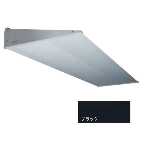 (LINEクーポン有)【個人宅配送不可】アルフィン AF73-D350×L3700ブラック 直送 代引不可・他メーカー同梱不可 アルミ庇 ひさし AF73 出幅350mm ひさし全長3700mm 付属部品なし 霜除けひさし AF73D350×L3700ブ