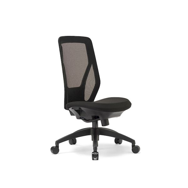 (LINEクーポン有)【個人宅配送不可】アイコ AICO MS-1325(FG3)BK 直送 代引不可・他メーカー同梱不可 オフィスチェア M－1300シリーズ 肘なしタイプ 背：メッシュ／BK、座：ウレタン／BK MS1325(FG3)BK