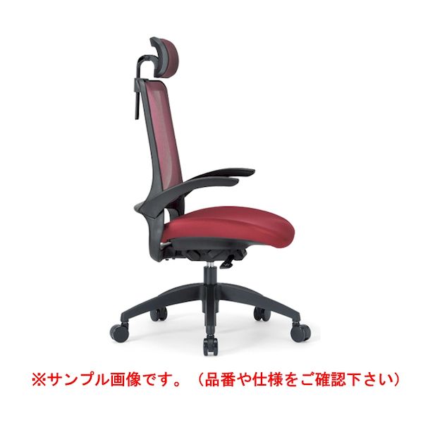 (LINEクーポン有)【個人宅配送不可】アイコ AICO MS-1615HBK(F12)BK 直送 代引不可・他メーカー同梱不可 オフィスチェア MS－1600シリーズ 座クッション 樹脂脚タイプ ヘッドレスト・肘付き 背：メッシュ／BK MS1615H 32,042円