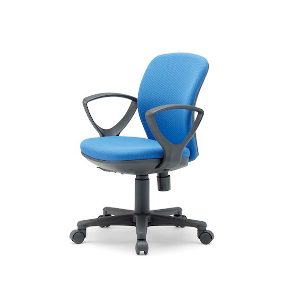 (LINEクーポン有)【個人宅配送不可】アイコ AICO OA-1055EJ(FG3)BU 直送 代引不可・他メーカー同梱不可 オフィスチェア OA－1000シリーズ セミローバック サークル肘付きタイプ 背：ウレタンフォーム／BU OA1055EJ(F 18,886円