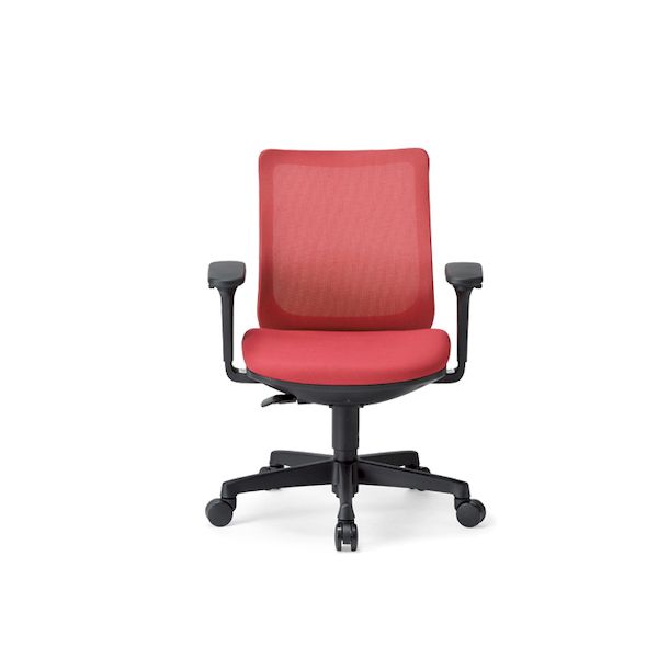 (LINEクーポン有)【個人宅配送不可】アイコ AICO OA-3215B-ABJ(FG3)CRM 直送 代引不可・他メーカー同梱不可 オフィスチェア OA－3200シリーズ ローバック 可動肘タイプ ブラックシェル 背：メッシュ／CRM OA3215B