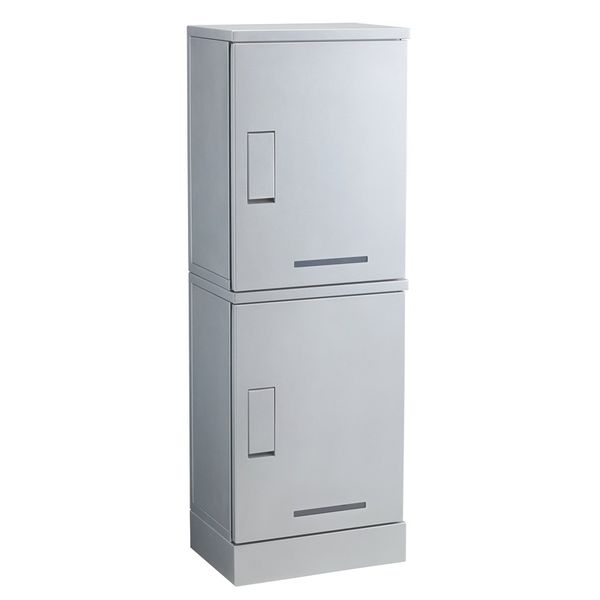 (LINEクーポン有)河村電器産業 KD2-31CS 直送 代引不可・他メーカー同梱不可 宅配ボックス ルスポ RUSUPO SHARE KDシリーズ 架台設置タイプ シルバー KD231CS