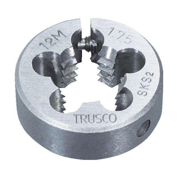 (LINEクーポン有)ＴＲＵＳＣＯ T75D-48X5.0 丸ダイス 並目 75径 M48X5．0 SKS T75D48X5.0