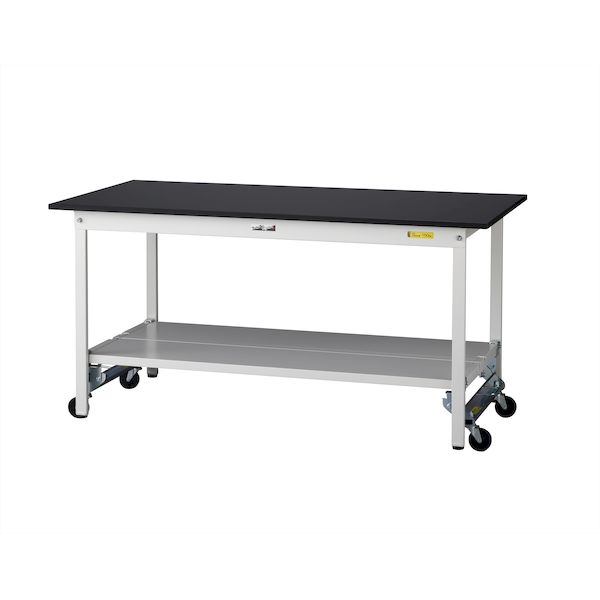 (LINEクーポン有)【個人宅配送不可】【車上渡し】山金工業 SLKU-1575TT-BKW 直送 代引不可・他メーカー同梱不可 ワークテーブル LABシリーズ SLKU1575TTBKW