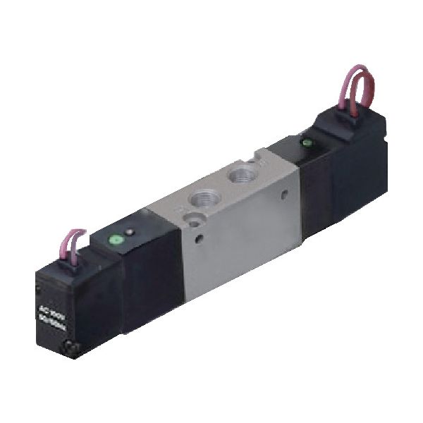 (LINEクーポン有)【即納在庫品】「直送」ＣＫＤ 4KA420-10-AC100V 4Kシリーズパイロット式5ポート弁セレックスバルブ 4KA42010AC100V