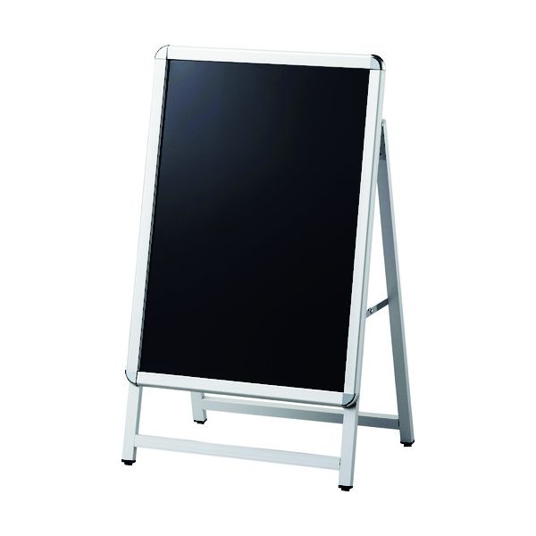 (LINEクーポン有)光 PSTK-201 ポスターパネルスタンドB2用片面シルバー PSTK201