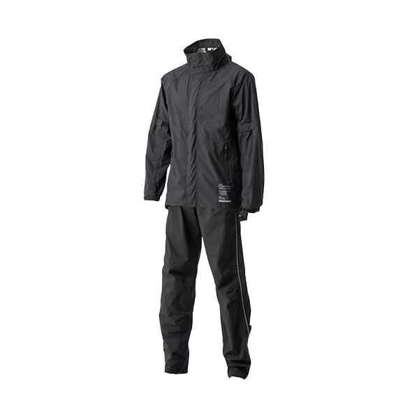 (LINEクーポン有)山城 YAMASHIRO MSR02BK/L モーターサムライ ストレッチレインスーツ BK L 6,971円