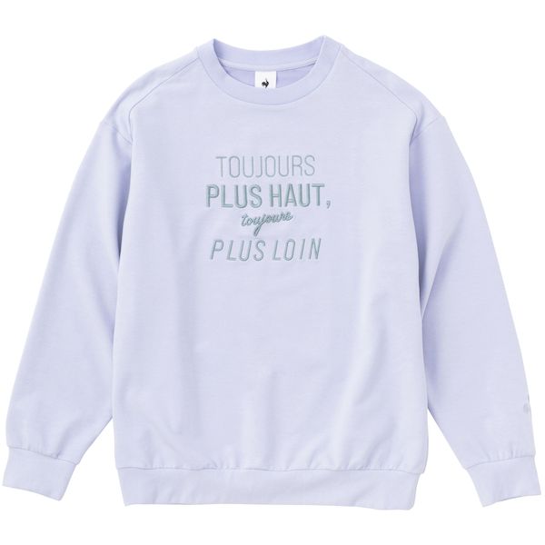 ルコック le coq sportif 4906987827530 QMMVJF41 クルーネックスウェット パープル サイズ：M｜測定器・工具のイーデンキ 5,912円