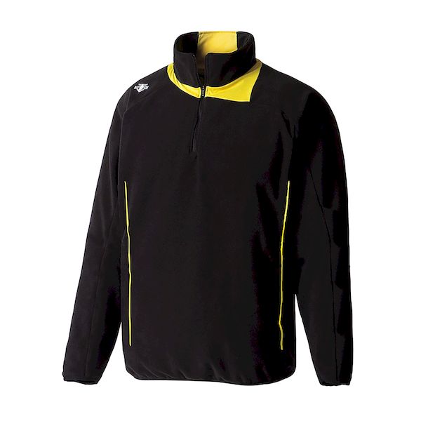 デサント DESCENTE 4930699165215 DBX-2460C フリースジャケット ブラックXイエロー サイズ:XB