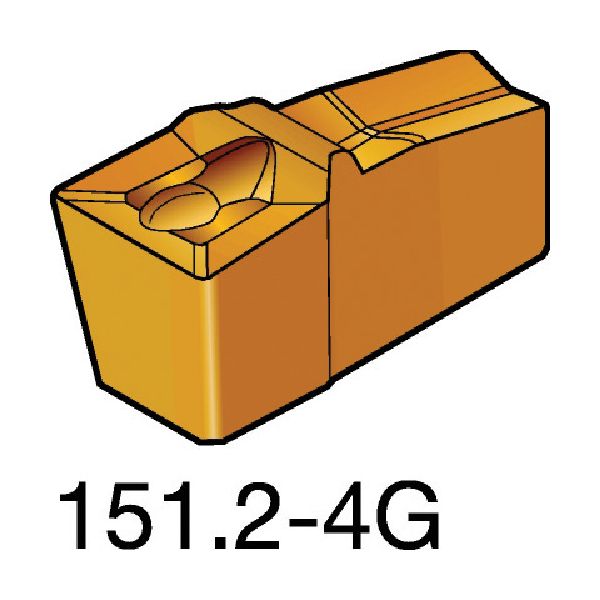 【即納在庫品】「直送」サンドビック N151.3-500-50-4G（2135） 【10個入】 T－Max Q－カット 突切り・溝入れチップ 310 2135 N151.3500504G2135