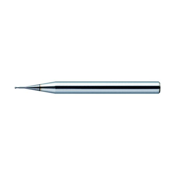 ユニオンツール DLCLB2001-005 DLCCOAT2枚刃銅電極加工用ロングネックボールR0．05×有効長0．5×刃長0．08×首径0．095×全長45 DLCLB2001005
