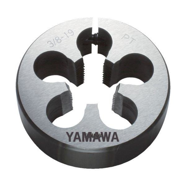 ヤマワ DPT-3/8 管用テーパねじ用ソリッドダイス Ｄ ＰＴ３／８－１９ ５０径 DPT3/8