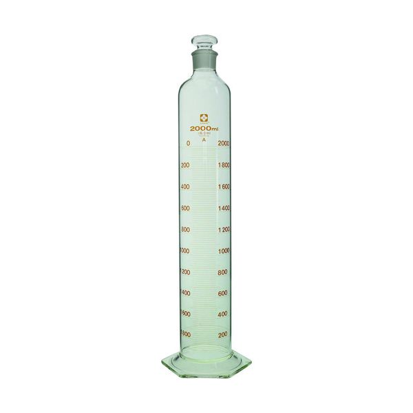 ＳＩＢＡＴＡ 023550-20001 有栓メスシリンダー スーパーグレード 2L 02355020001