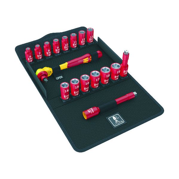 【即納在庫品】「直送」Ｗｅｒａ 004970 8100SB VDE 絶縁ソケットレンチセット