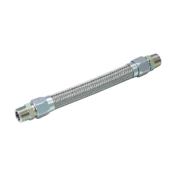 テクノフレックス S215-25AX500L MXM SS400 メタルタッチ式非溶接型フレキシブルホース S215－25Ax500L オスxオスアダプター SS400 S21525AX500LMXMSS400