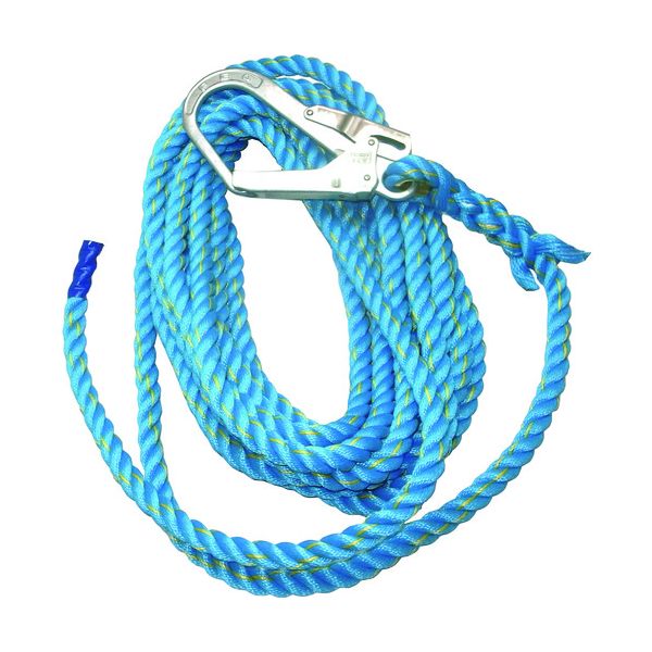 まつうら NEW-TETORON-1610BLUE 青色ニューテトロン親綱 垂直用 16mmΦ×10m 片側フック付 NEWTETORON1610BLUE 8,958円