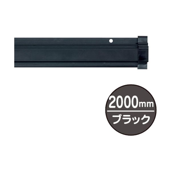 友屋 20890BLK 直送 代引不可・他メーカー同梱不可 SPラック2000mm ブラック