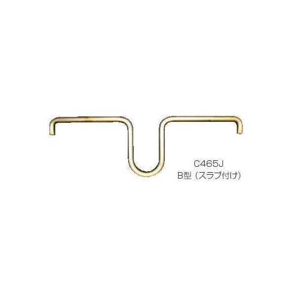 (LINEクーポン有)【個人宅配送不可】クマモト C066B 直送 代引不可・他メーカー同梱不可 check ステンレス エレベーター吊フックA型 22×806×450