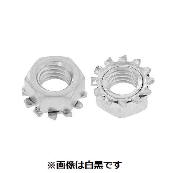 (LINEクーポン有)【個人宅配送不可】【個数：2500個】ＳＵＮＣＯ 4525824178385 【2500個入】 直送 代引不可・他メーカー同梱不可 ユニクロ 歯付き座金ナット M4｜測定器・工具のイーデンキ