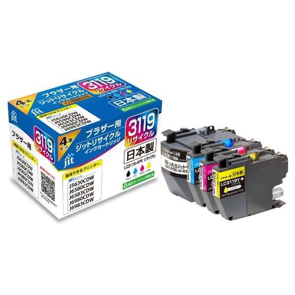 翌日出荷 直送 代引不可・他メーカー同梱不可 ジット 4530966711352 JIT－B31194P インク