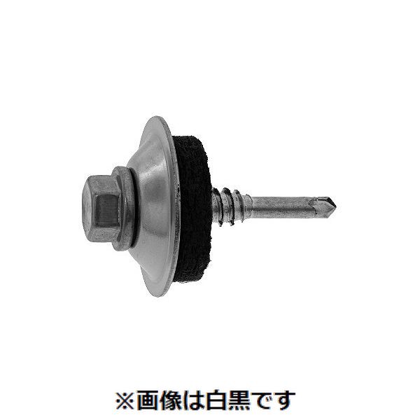 (LINEクーポン有)【個人宅配送不可】【個数：100個】ＳＵＮＣＯ 4547733233672 【100個入】 直送 代引不可・他メーカー同梱不可 三価ホワイト ピアス折板中間用 ステンCAP 6．3 X 35