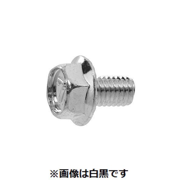 (LINEクーポン有)【個人宅配送不可】【個数：500個】ＳＵＮＣＯ 4547733243084 【500個入】 直送 代引不可・他メーカー同梱不可 三価ホワイト 7マーク フランジBT セレート付 6 X 15｜測定器・工具のイーデンキ