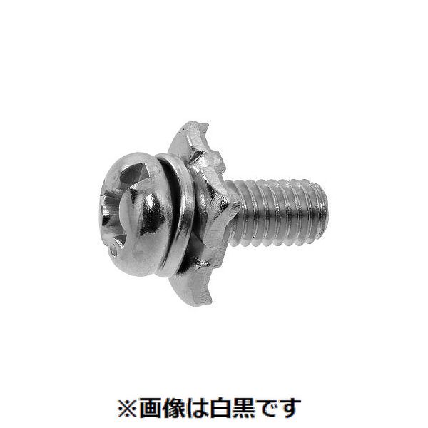 (LINEクーポン有)【個人宅配送不可】【個数：1200個】ＳＵＮＣＯ 4547733305645 【1200個入】 直送 代引不可・他メーカー同梱不可 三価ホワイト 端子ねじ＋－ナベSH形 角座8．3X1．5対辺押 4X10 1